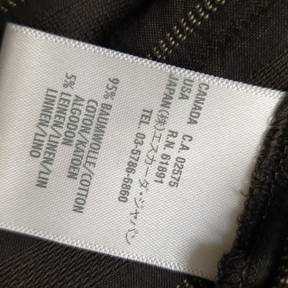 Escada Brown and Cream Striped Button Down Short Sleeve Y2k 90s See Measurements - Picture 14 of 15